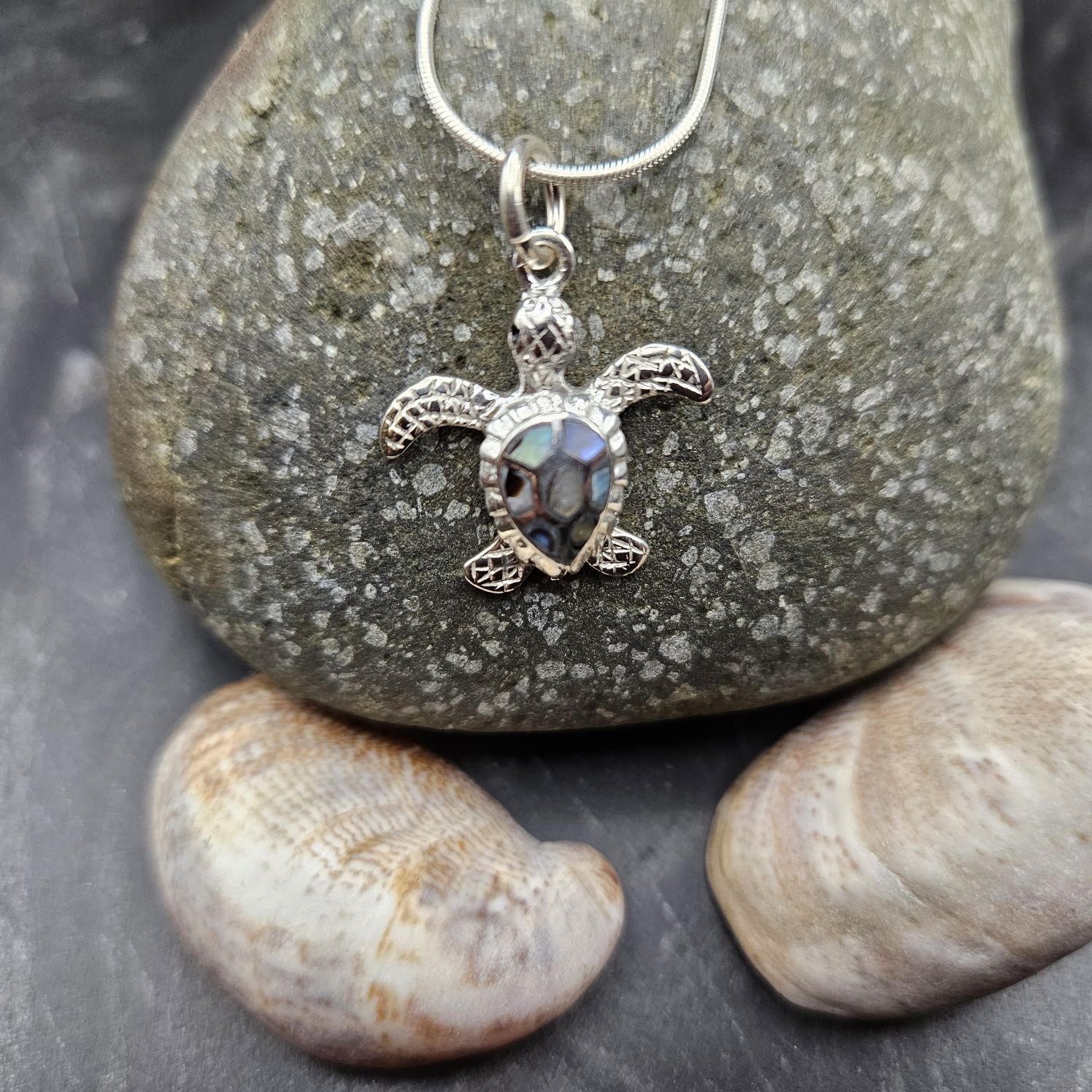 Sterling Silver Turtle Necklace from The Dotty House